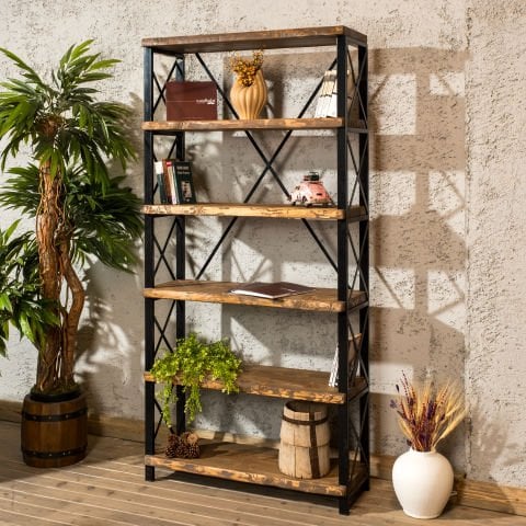 Wood Kitaplık