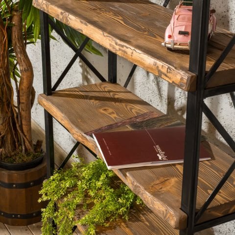 Wood Kitaplık